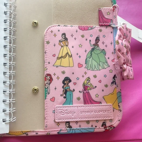 Stoney Clover Lane X Disney Princess Ruffle Notebook NWT w/ paper insert - Picture 5 of 5